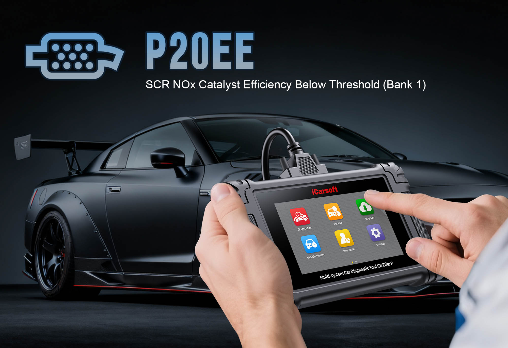 SCR System Components (Catalyst, DEF Injector, NOx Sensors) for P20EE Code Diagnosis