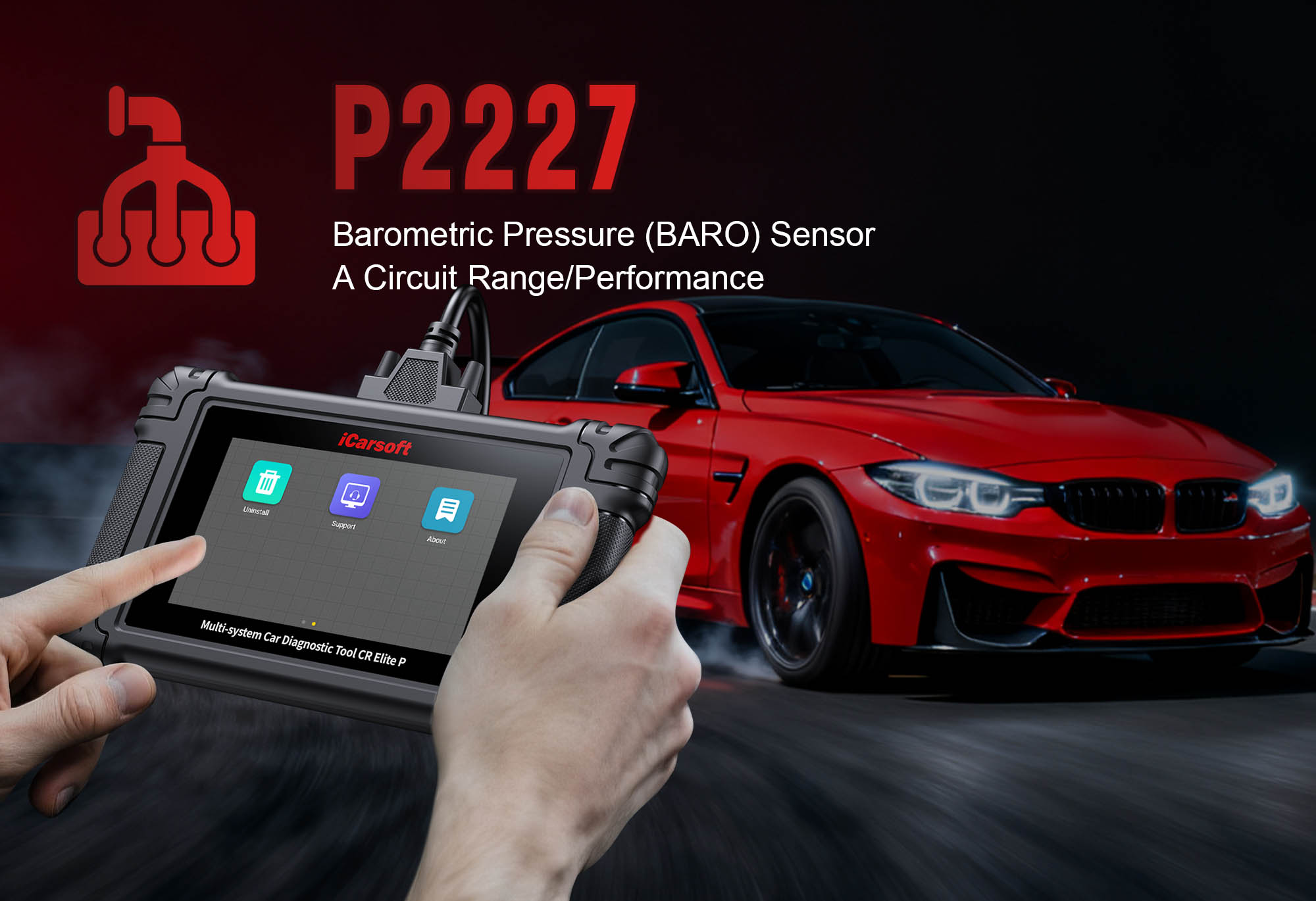 Barometric Pressure (BARO) Sensor and Wiring for P2227 Code Diagnosis