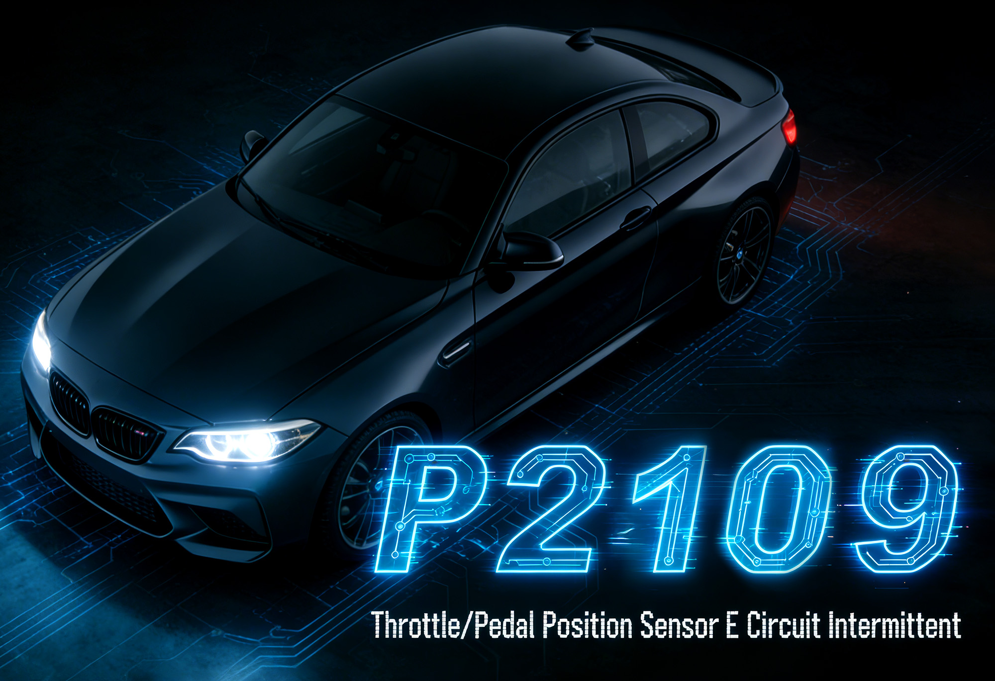 Throttle Actuator Control Module showing P2109 Malfunction with iCarsoft CR MAX BT diagnostic