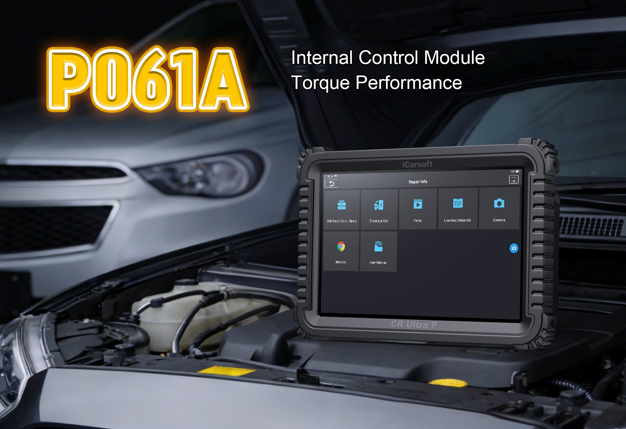 iCarsoft CR Ultra P Diagnosing P061A Fault Code - Torque Performance Data & PCM/TCM Signal Monitoring