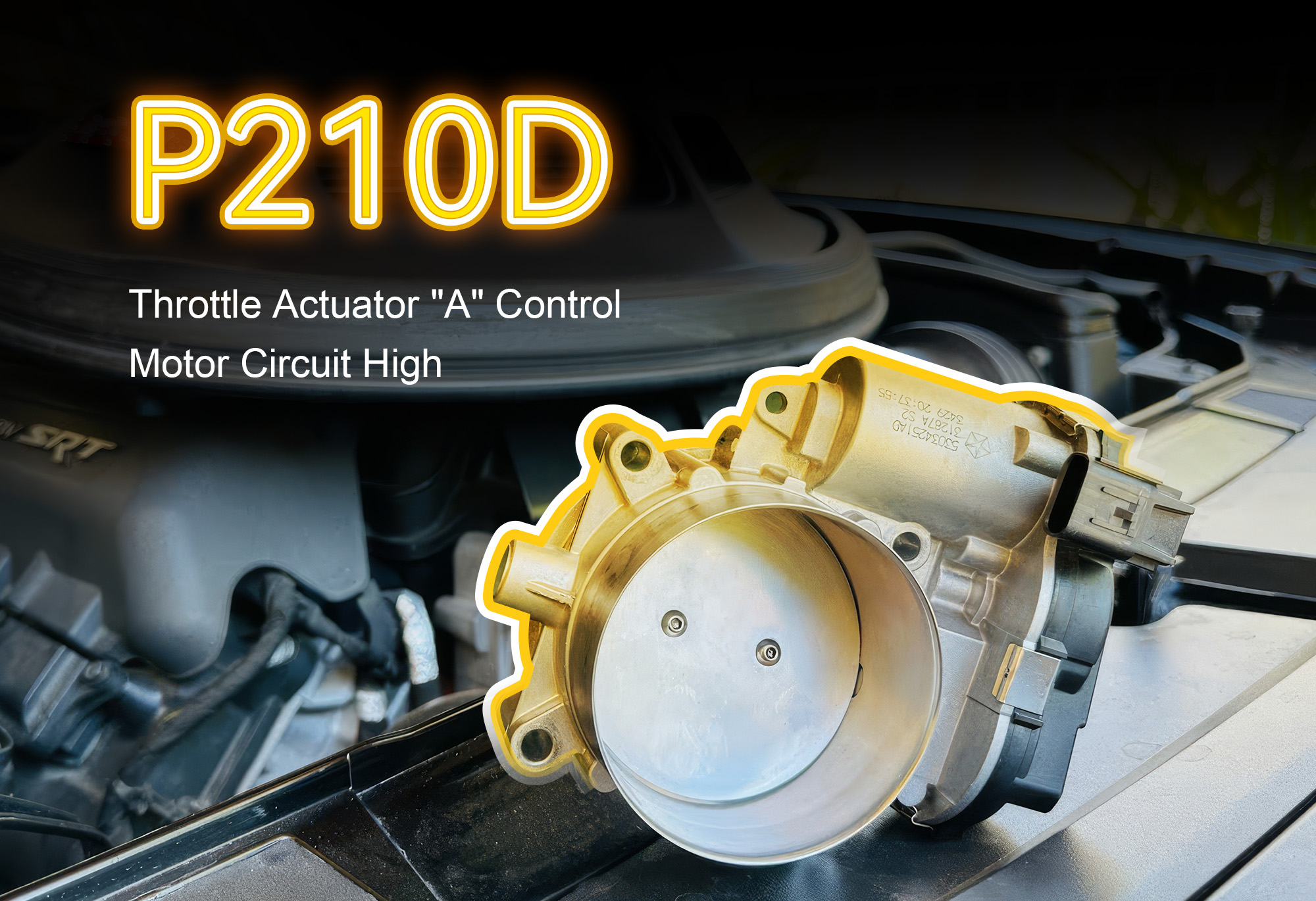 iCarsoft CR Eagle P Diagnosing P210D Throttle Actuator B Control Motor Circuit High Input