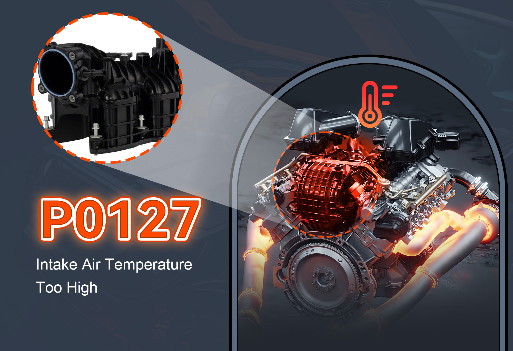 iCarsoft CR Eagle P Diagnosing P0127 Intake Air Temperature Too High Fault