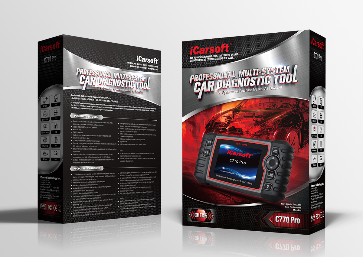 Icarsoft C770 Pro Professional Multi Brand Multi System