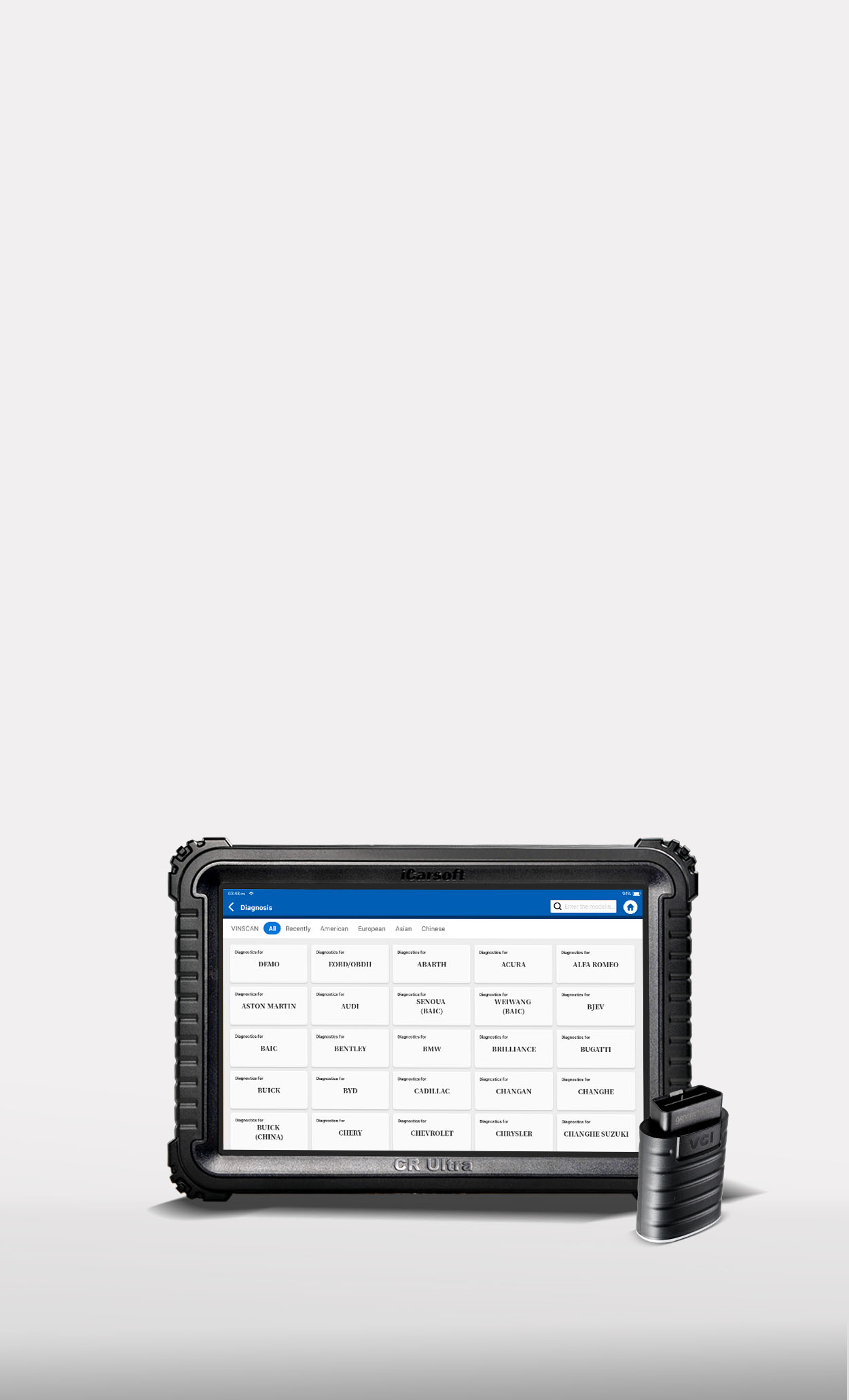 iCarsoft CR UltraAutomotive Diagnostic & Analysis SystemiCarsoft